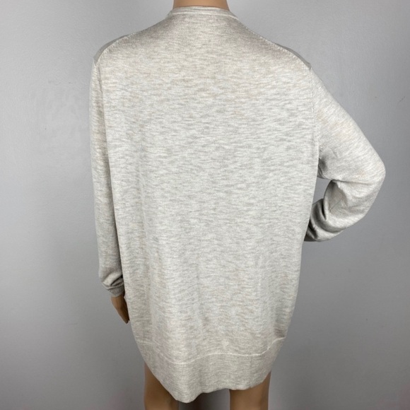 NEW MADEWELL GRAY OPEN FRONT CARDIGAN - Picture 6 of 7